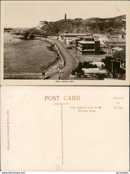 Postcard Aden Jemen عدن Post Office Bay 1926