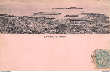 Yemen - ADEN - Entrance to harbour