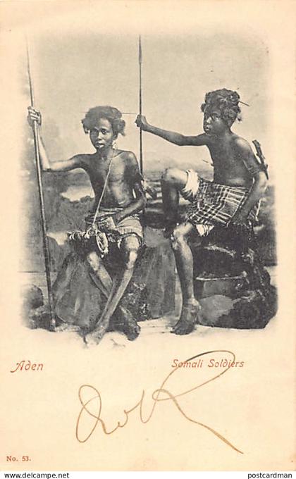 Yemen - ADEN - Somali soldiers - Publ. unknown 53