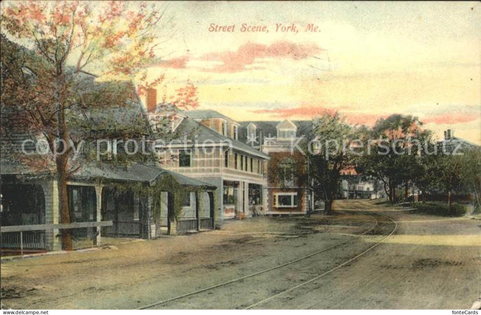 York Maine Street Scene