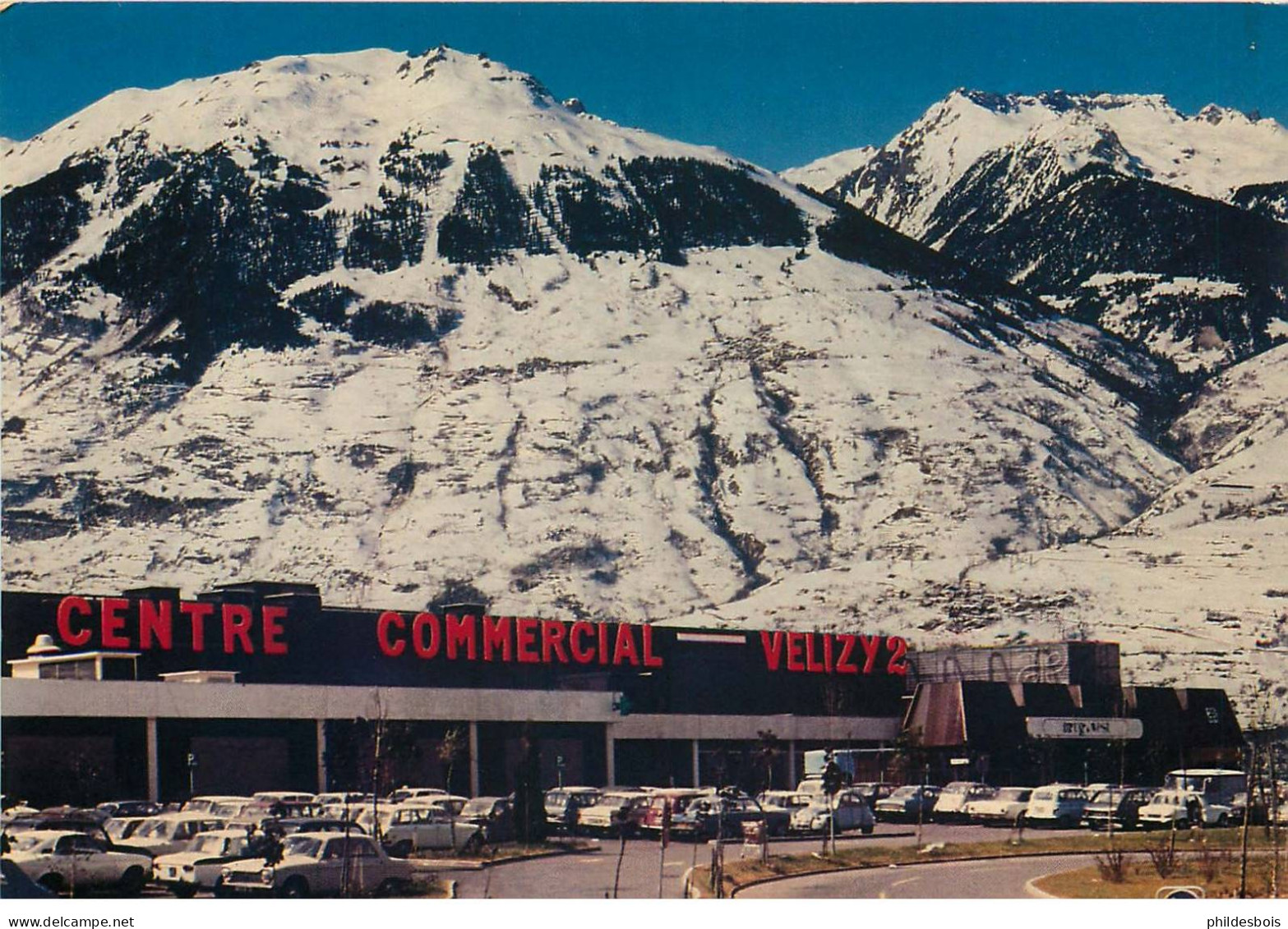 YVELINES  VELIZY  Centre commercial VELIZY 2  (carte publicitaire )