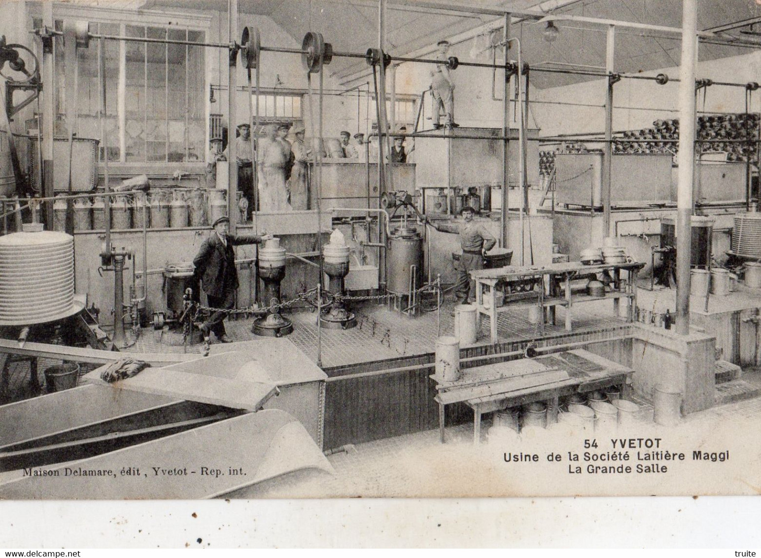 YVETOT USINE DE LA SOCIETE LAITIERE MAGGI LA GRANDE SALLE