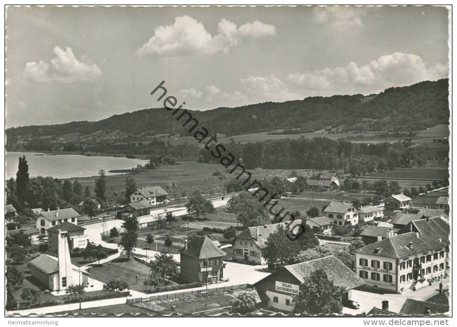 Yvonand - Luftbild - Foto-AK Grossformat - Edition Perrochet Lausanne