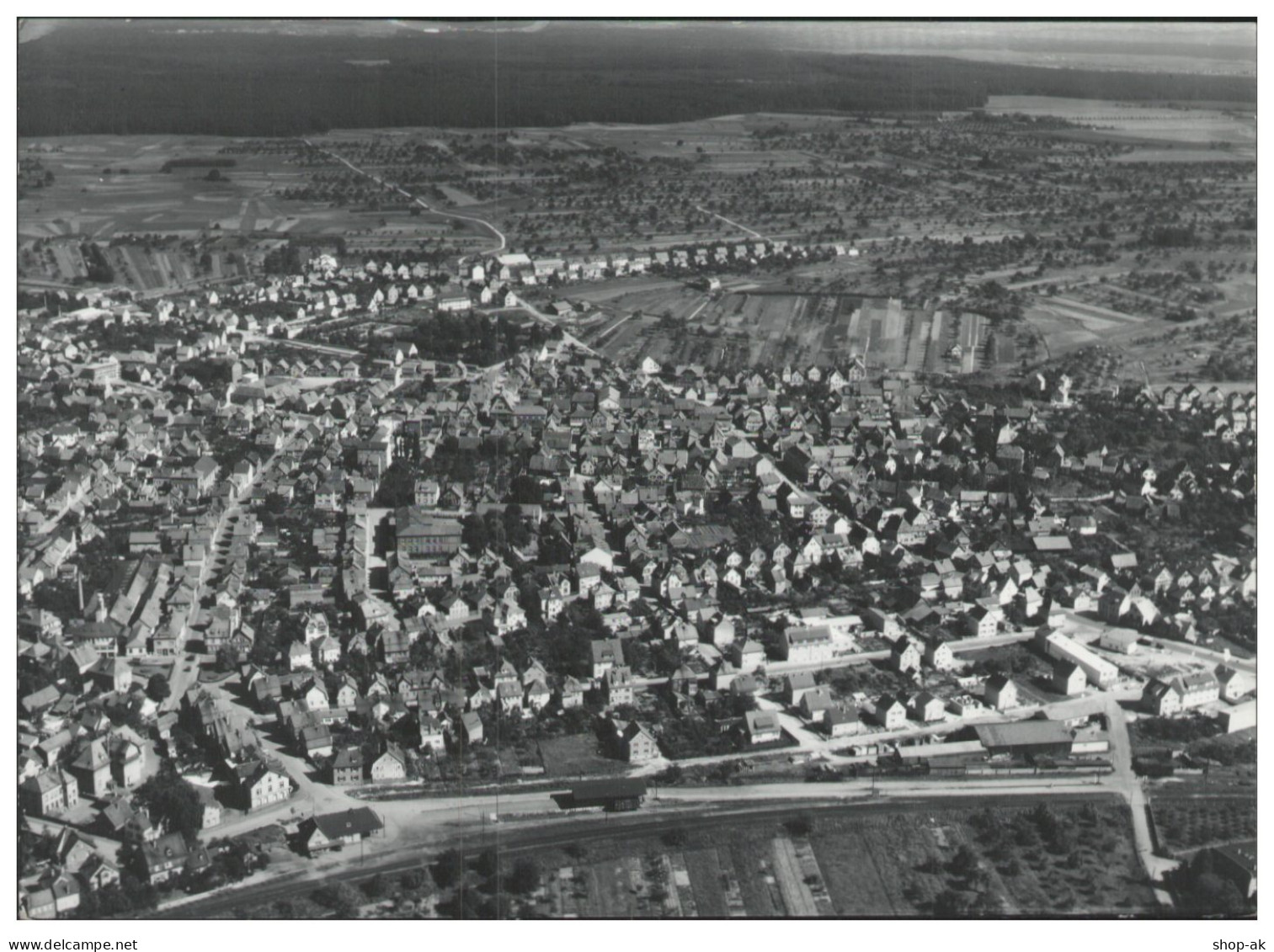 ZA-0038/ Sprendlingen  bei Dreieich Foto Luftbild 18 x 13 cm 1956