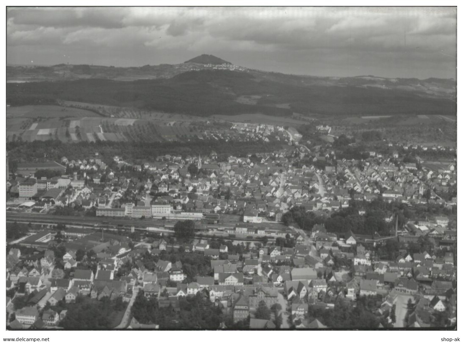 ZA-0420/ Eislingen bei Göppingen  Foto Luftbild 18 x 13 cm 1956