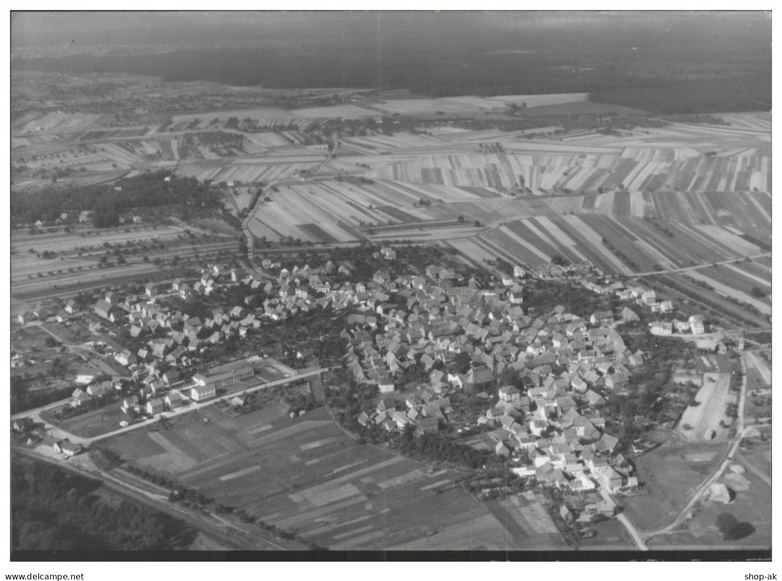 ZA-0483/ Götzenhain bei Dreieich   Foto Luftbild 18 x 13 cm 1956