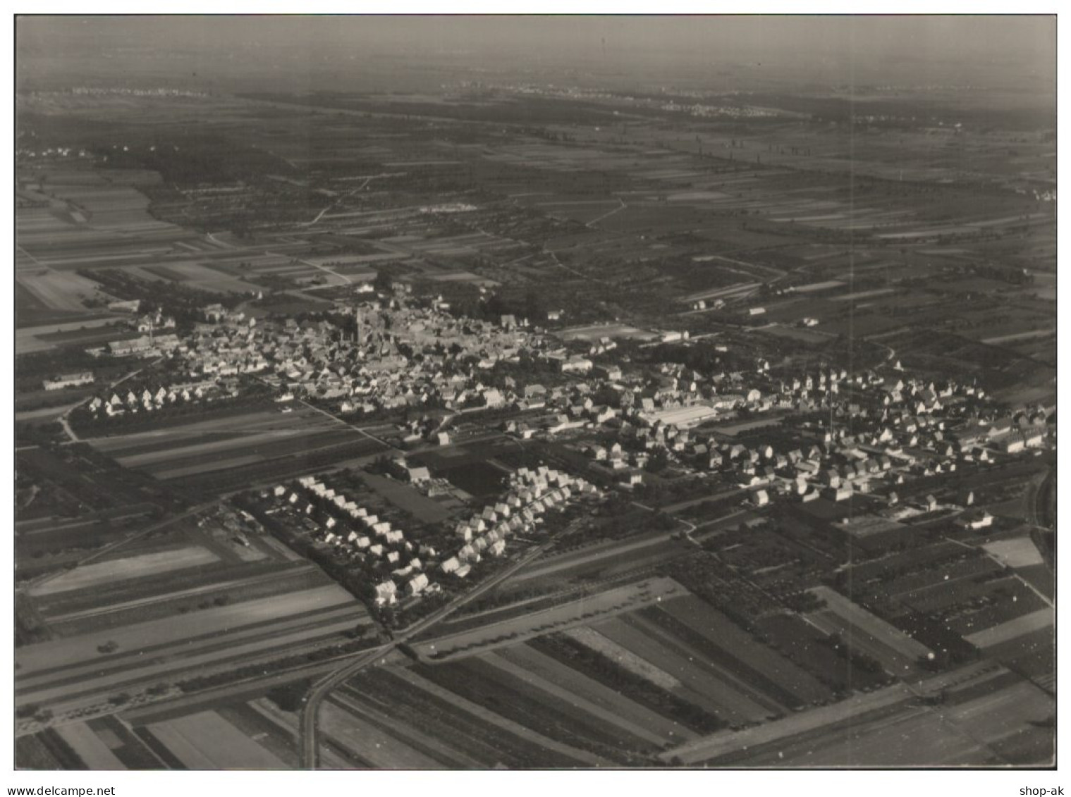 ZA-0767/ Freinsheim  Foto Luftbild 18 x 13 cm 1956