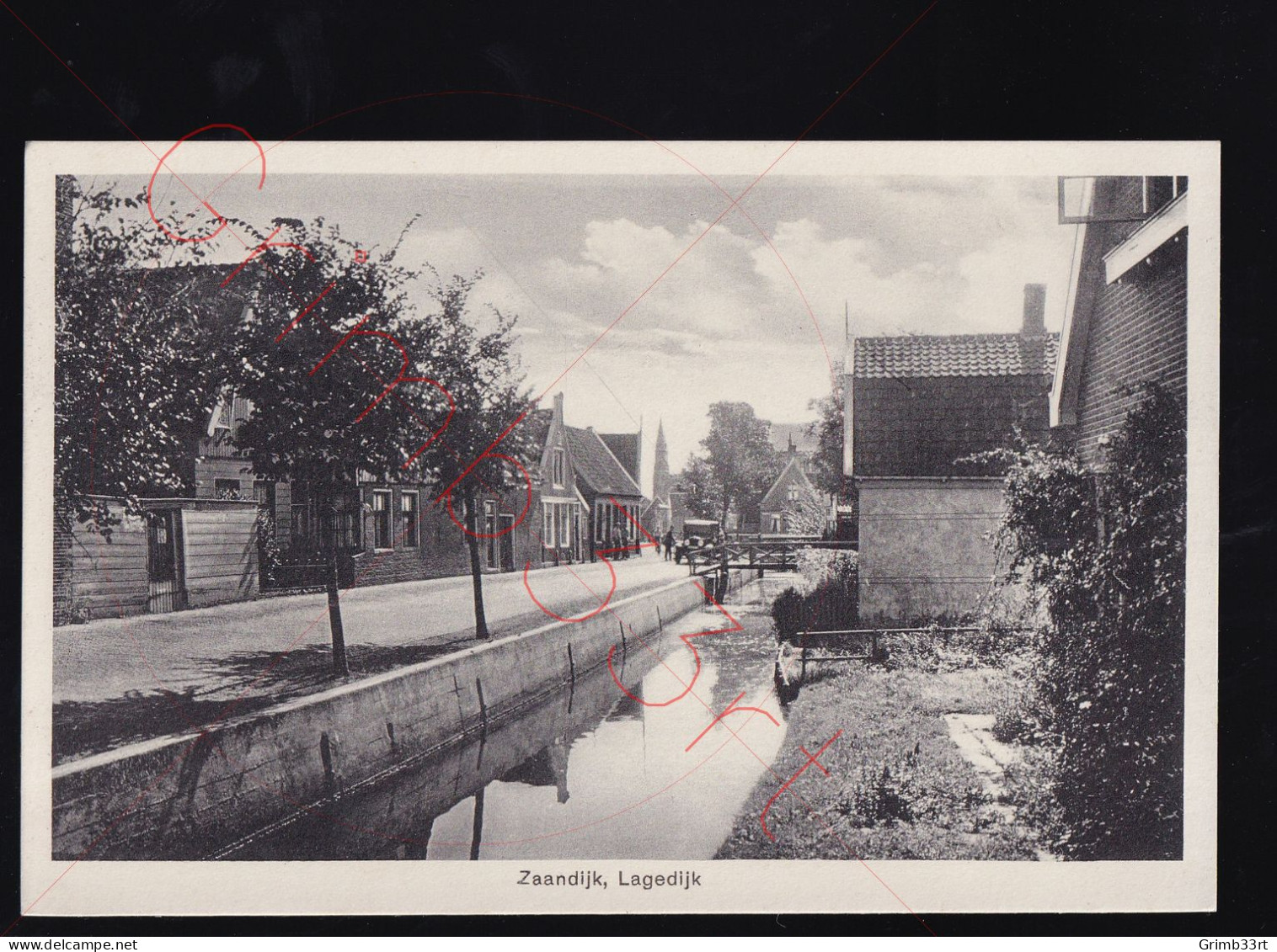 Zaandijk - Lagedijk - postkaart