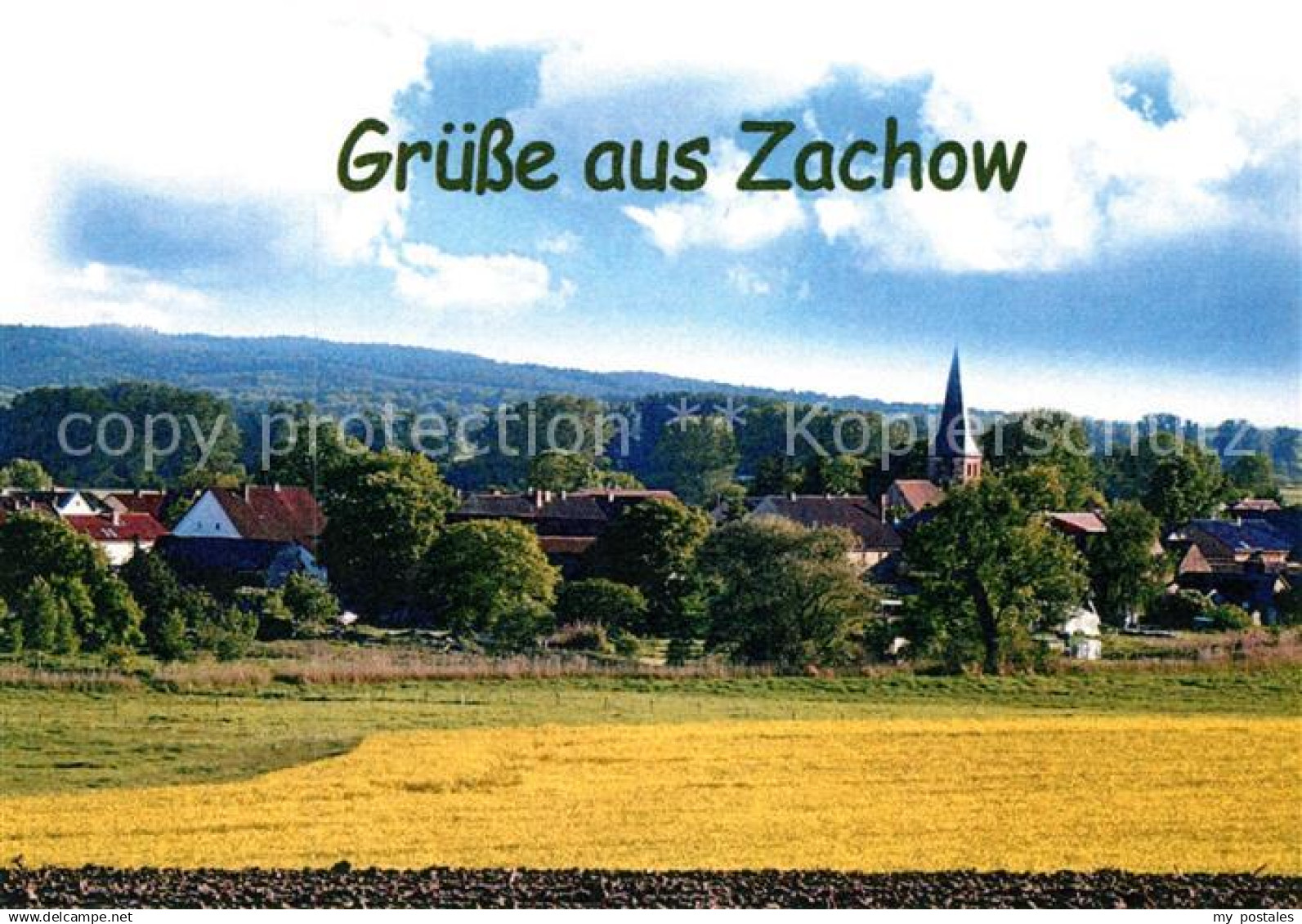 Zachow Nauen Kirche Panorama