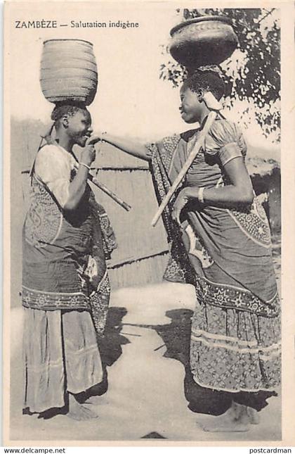 Zambia - The Native Greeting - Publ. Evangelical Missions of Paris (France)