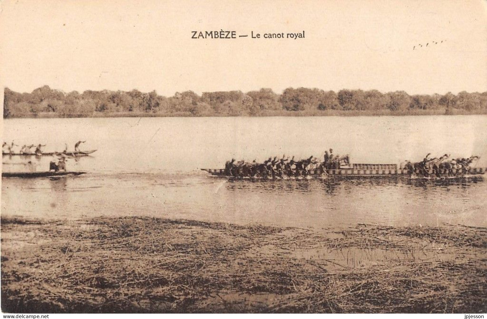 ZAMBIE - ZAMBEZE - LE CANOT ROYAL - MISSIONS EVANGELIQUES