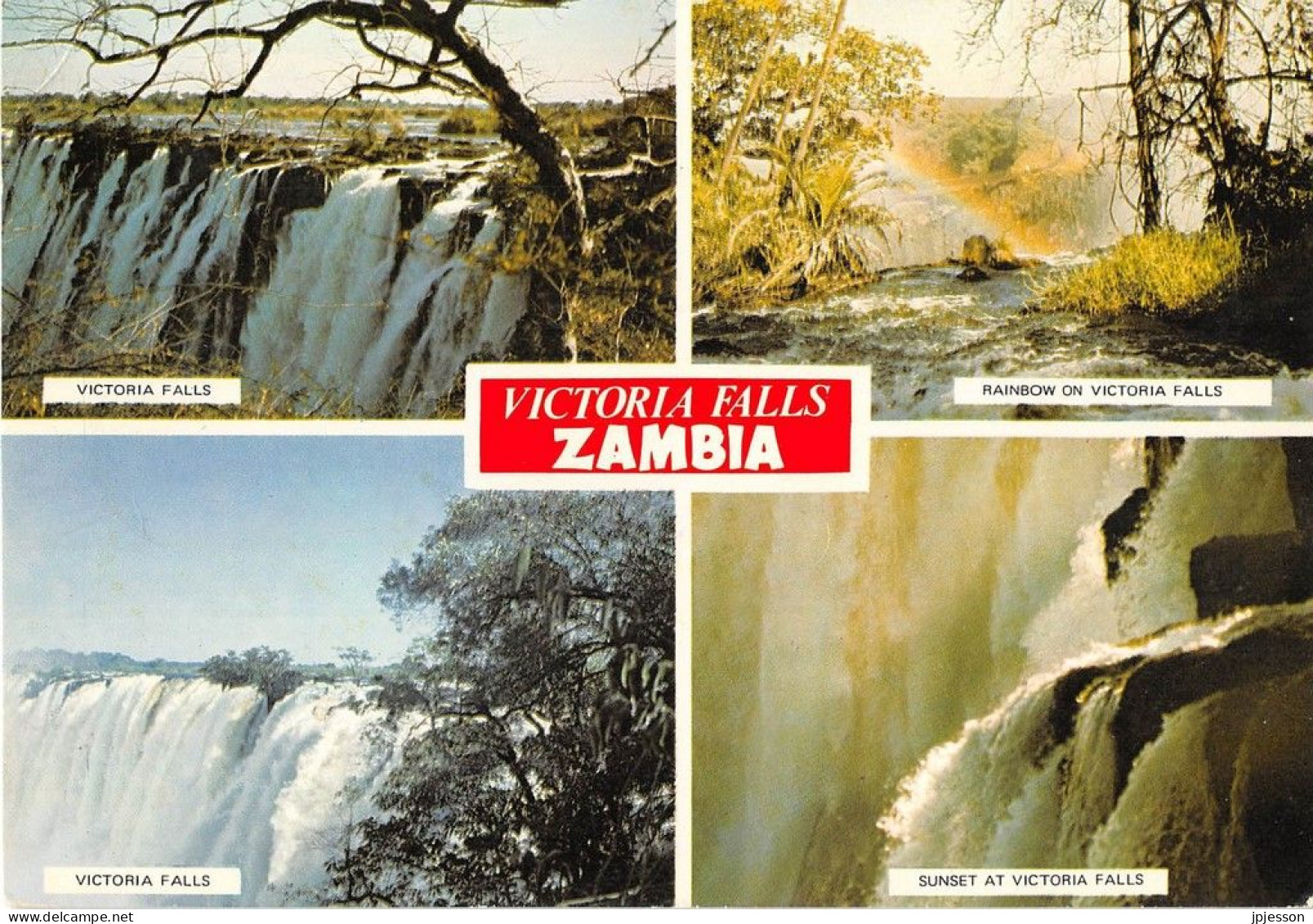 ZAMBIE - ZAMBIA - VICTORIA FALLS - QUATRE VUES