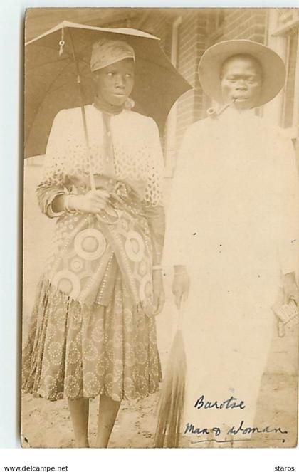 RPPC - Zambie - Barotse - Man & Woman