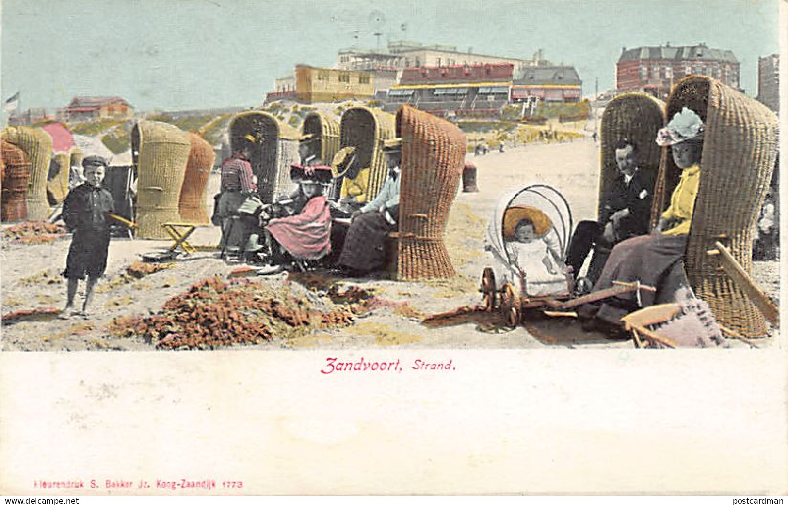 ZANDVOORT (NH) Strand - Uitg. S. Bakker 1773