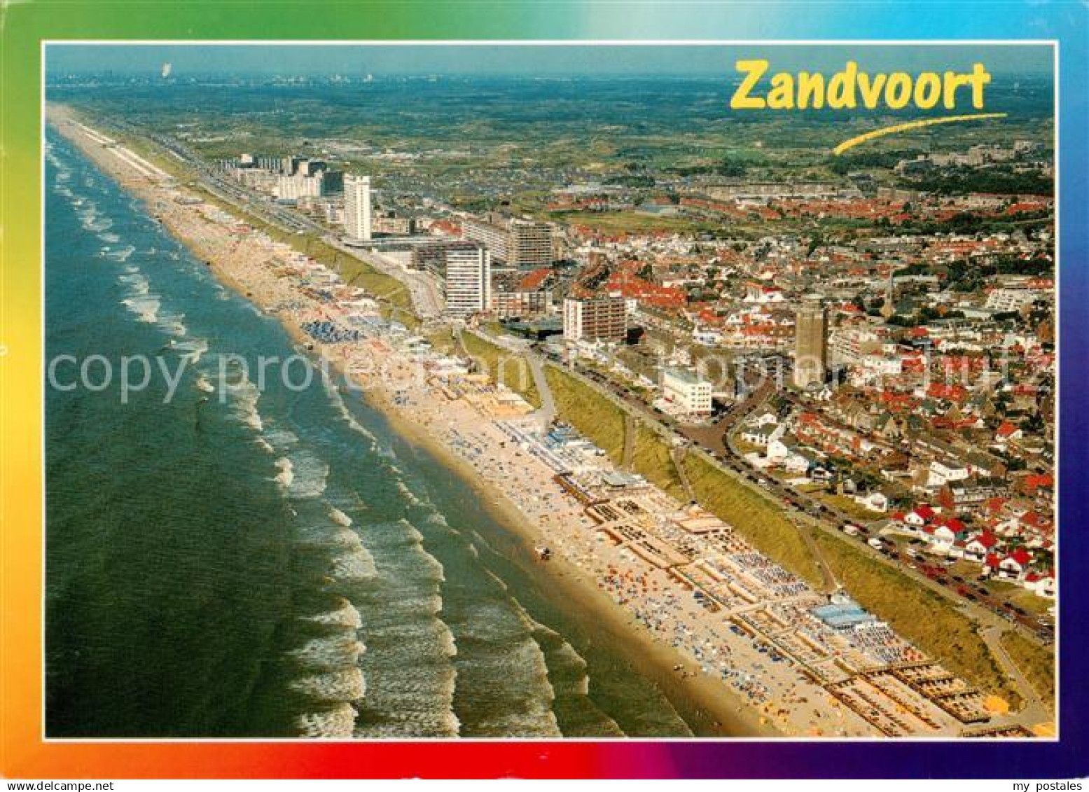 Zandvoort Noord Holland NL Fliegeraufnahme