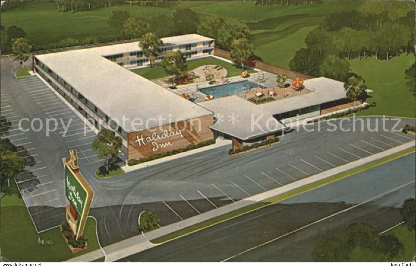 Zanesville Ohio Holiday Inn Fliegeraufnahme