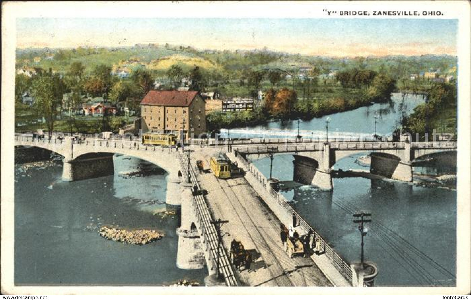 Zanesville Ohio Y Bridge