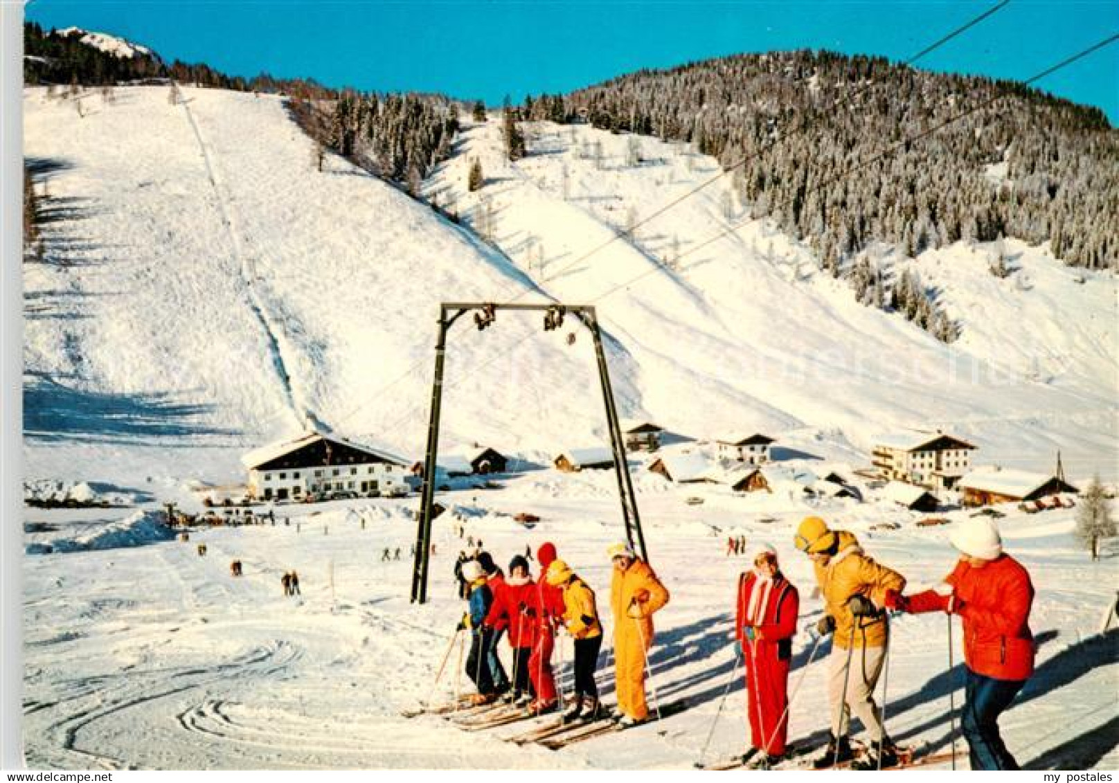 Zauchensee Altenmarkt im Pongau AT Panorama Skilift Skischule