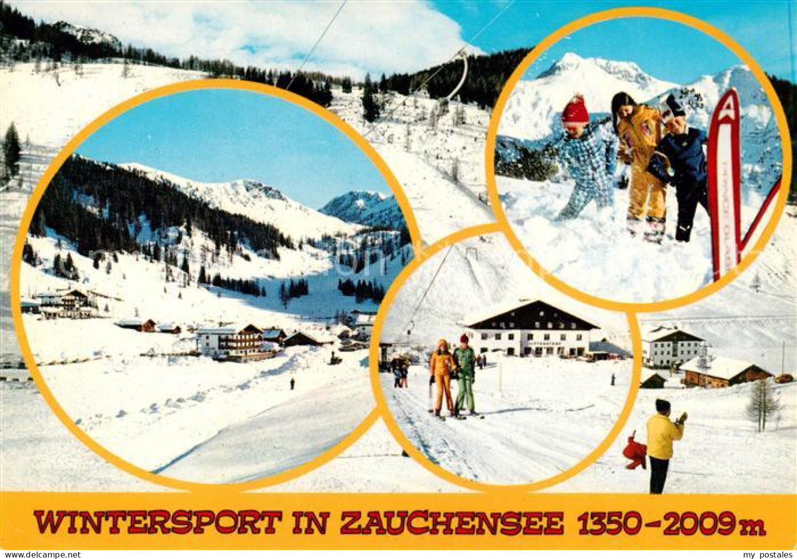 Zauchensee Altenmarkt im Pongau AT Panorama Skipisten