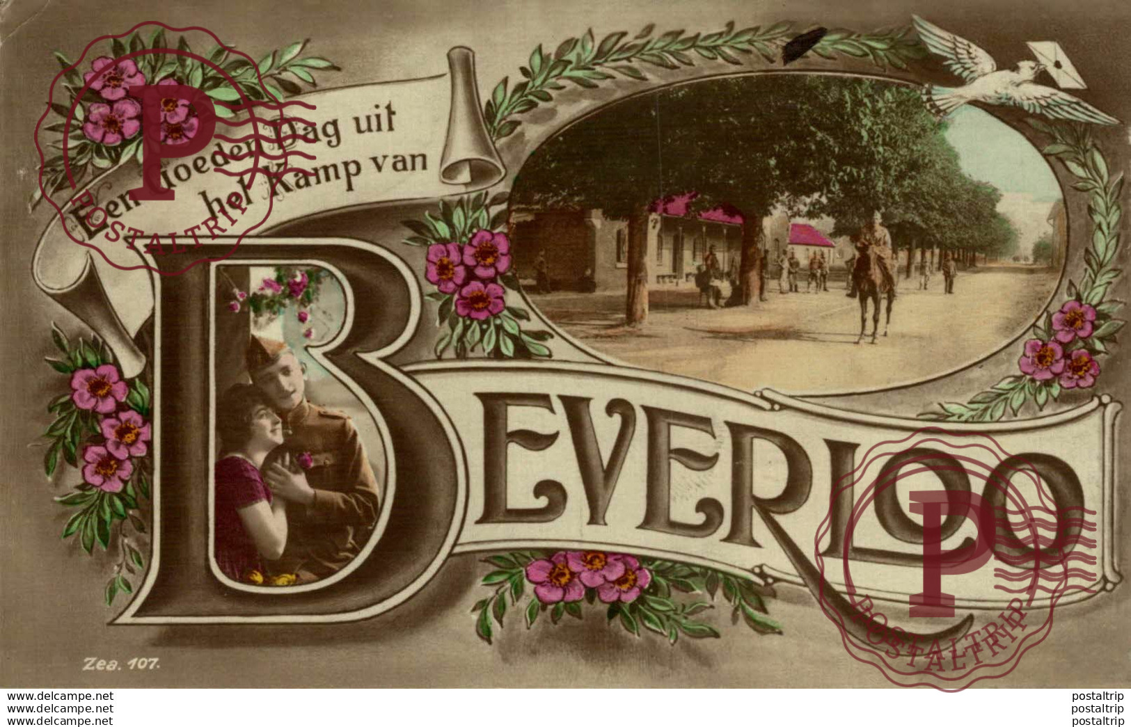 ZEA.107. E EN GOEDEN DAG UIT HET KAMP VAN- Camp de BEVERLOO KAMP LEOPOLDSBURG BOURG LEOPOLD WWICOLLECTION