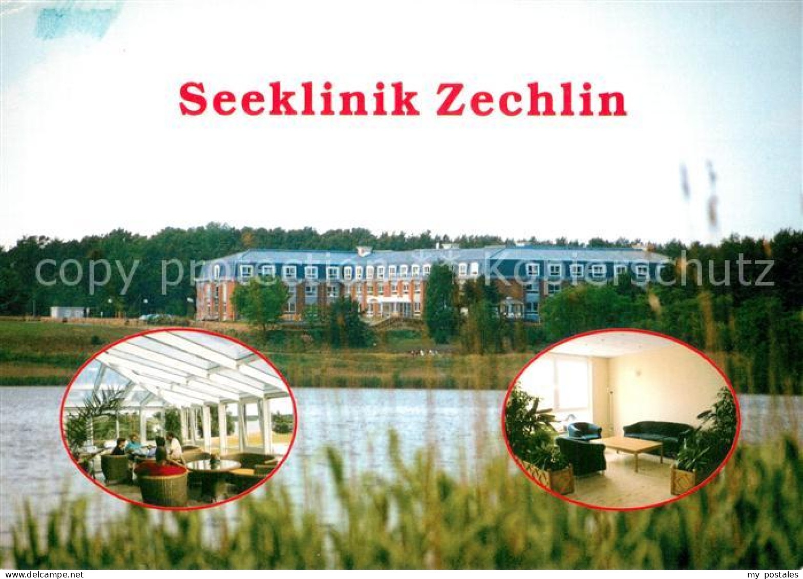 Zechlin  Rheinsberg Ostprignitz-Ruppin Brandenburg Seeklinik Zechlin Aussenansic