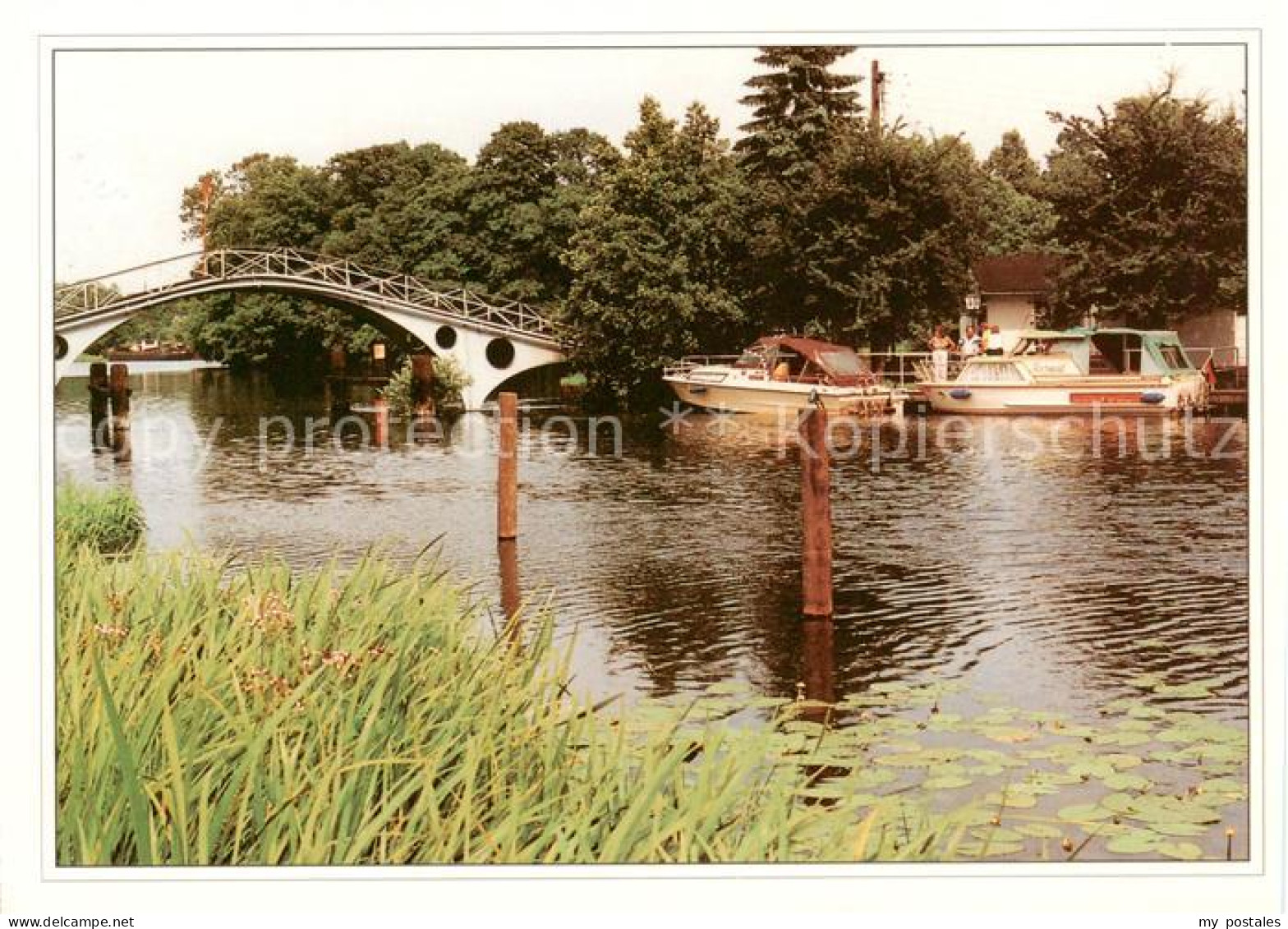 Zehdenick Segelhafen Bruecke