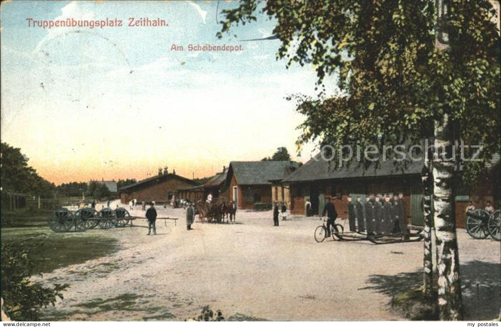 Zeithain Truppenuebungsplatz Am Scheibendepot