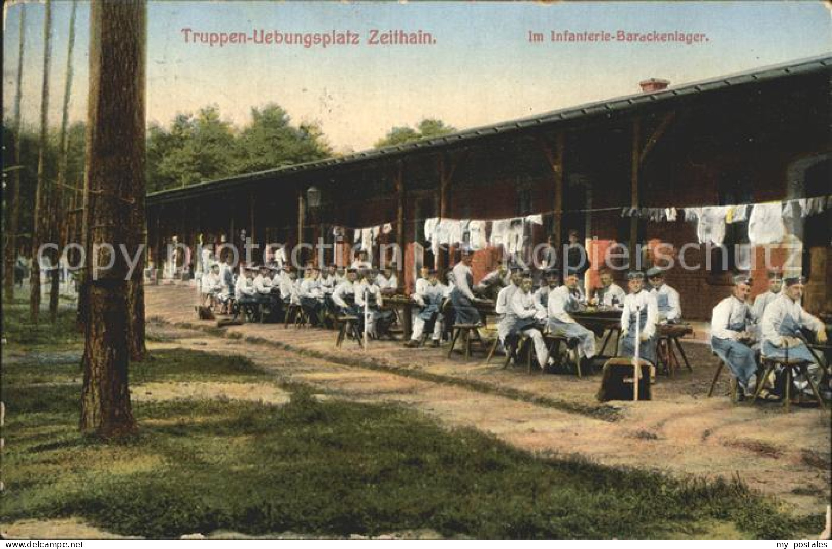 Zeithain Truppenuebungsplatz Infanterie Baracken
