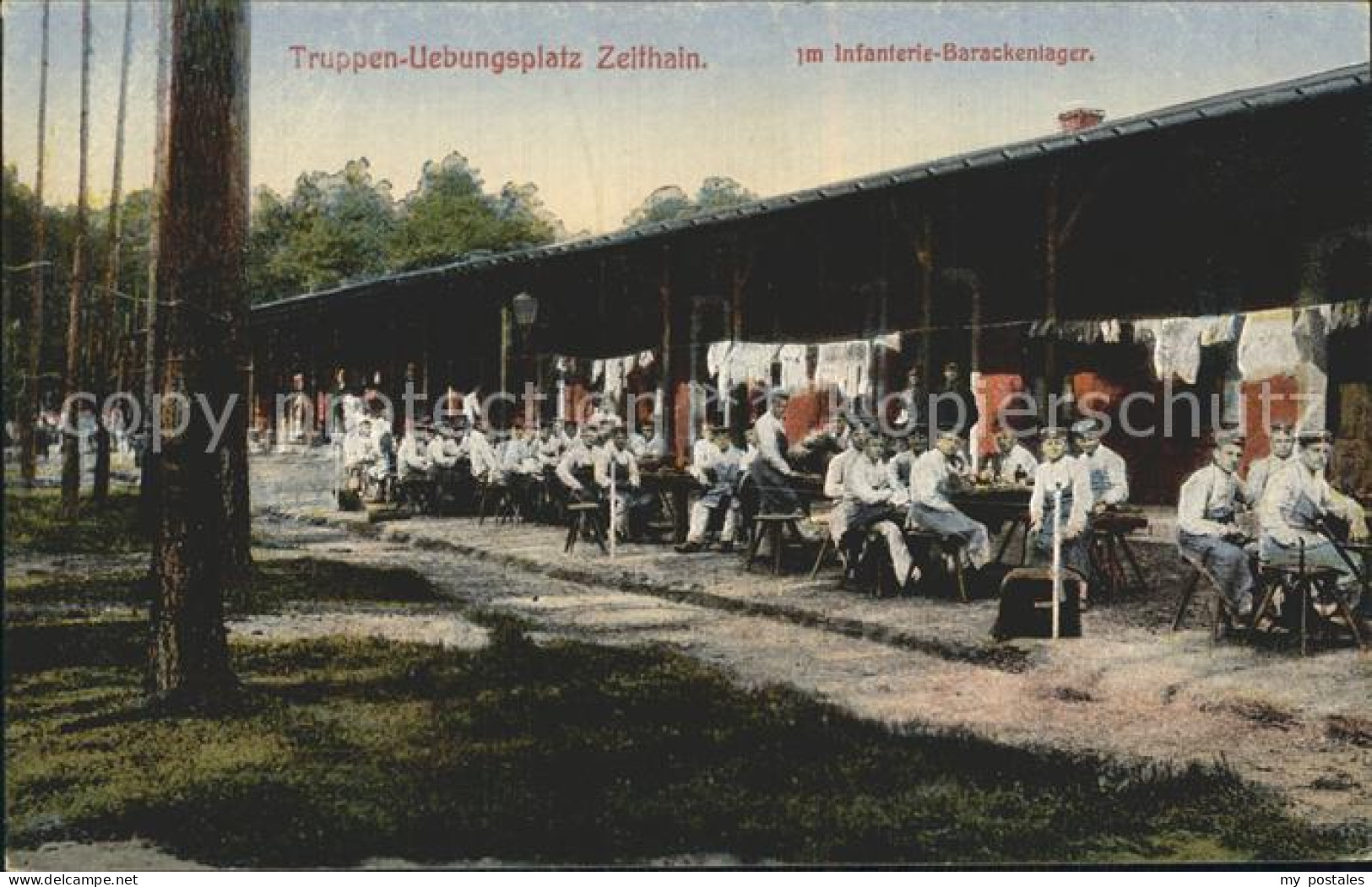 Zeithain Truppenuebungsplatz Infanterie Barackenlager