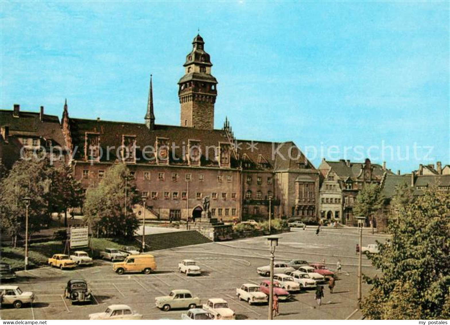 ZEITZ Sachsen-Anhalt Rathaus Friedensplatz