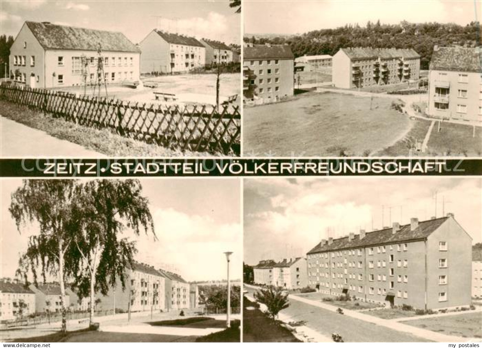 ZEITZ Sachsen-Anhalt Stadtteil Voelkerfreundschaft