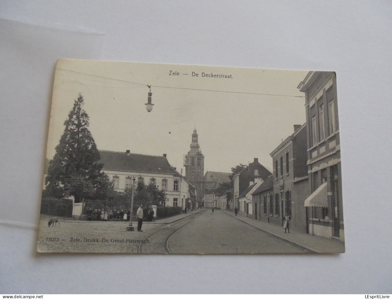 ZELE De Deckerstraat Animée Carte Postale CP AK PK