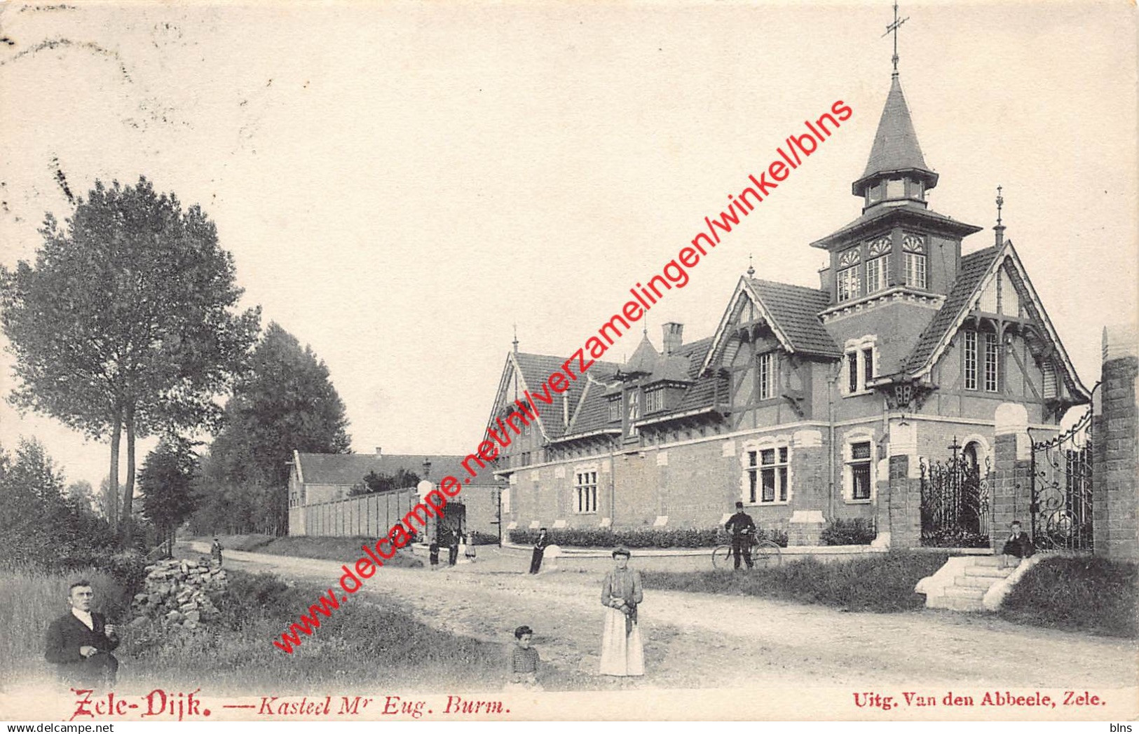 Zele-Dijk - Kasteel Mr. Eug. Burm - Uitg. Van den Abbeele - Zele