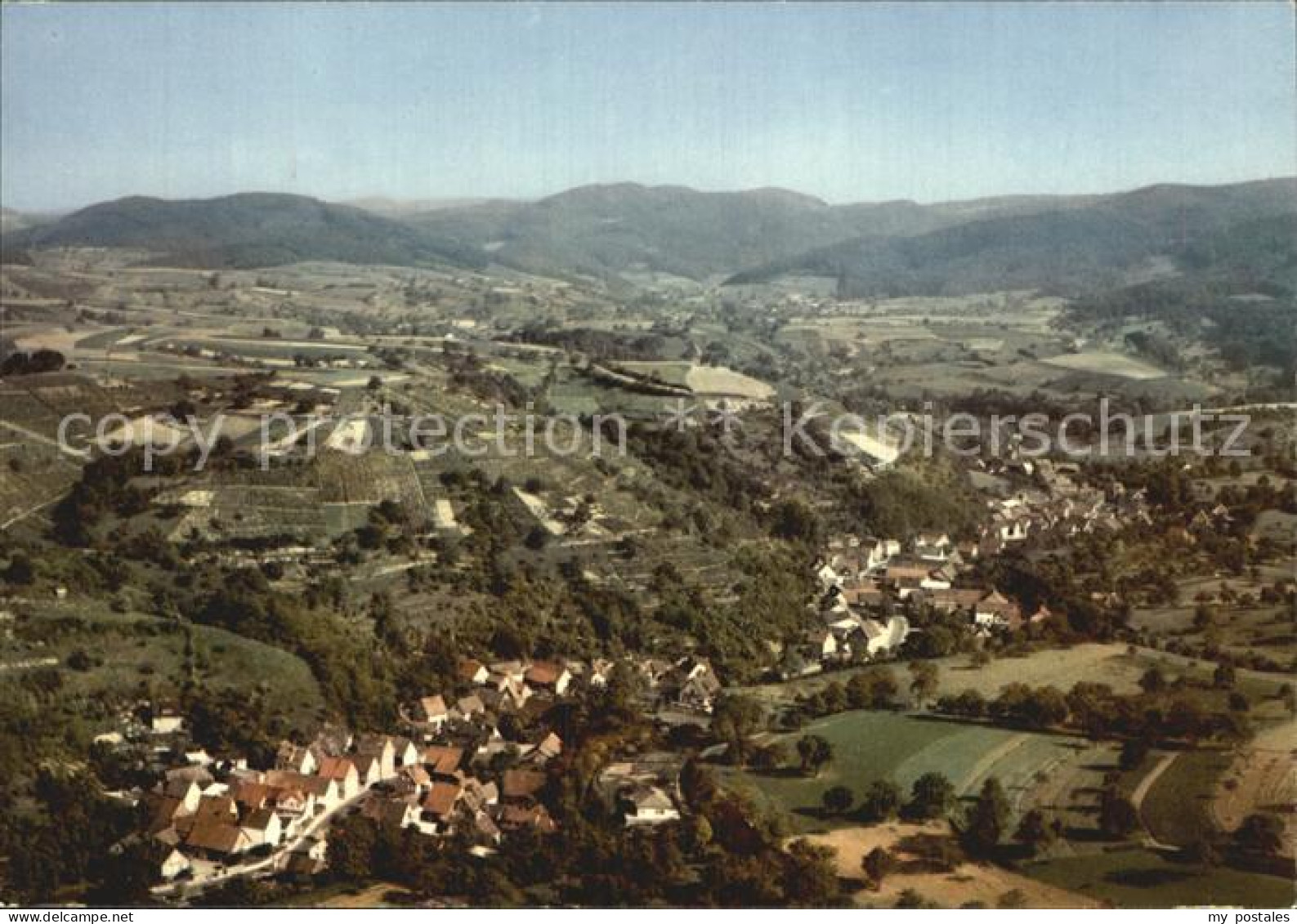 Zell Bensheim Fliegeraufnahme