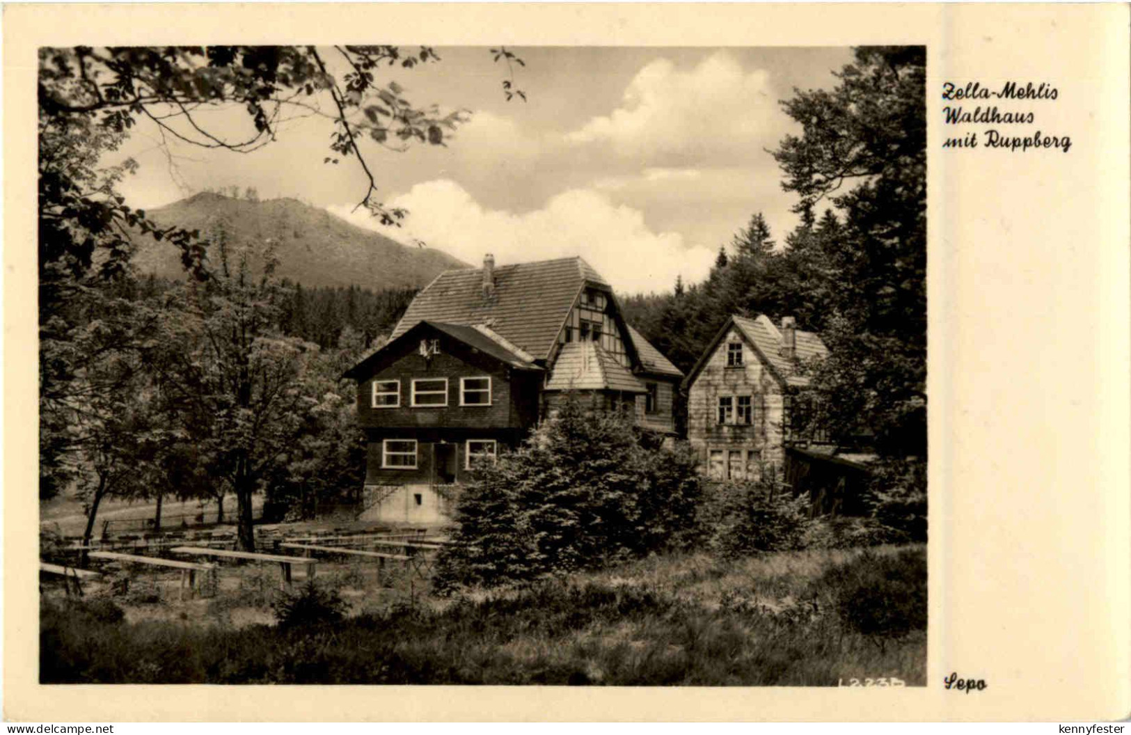 Zella-Mehlis - Waldhaus mit Ruppberg