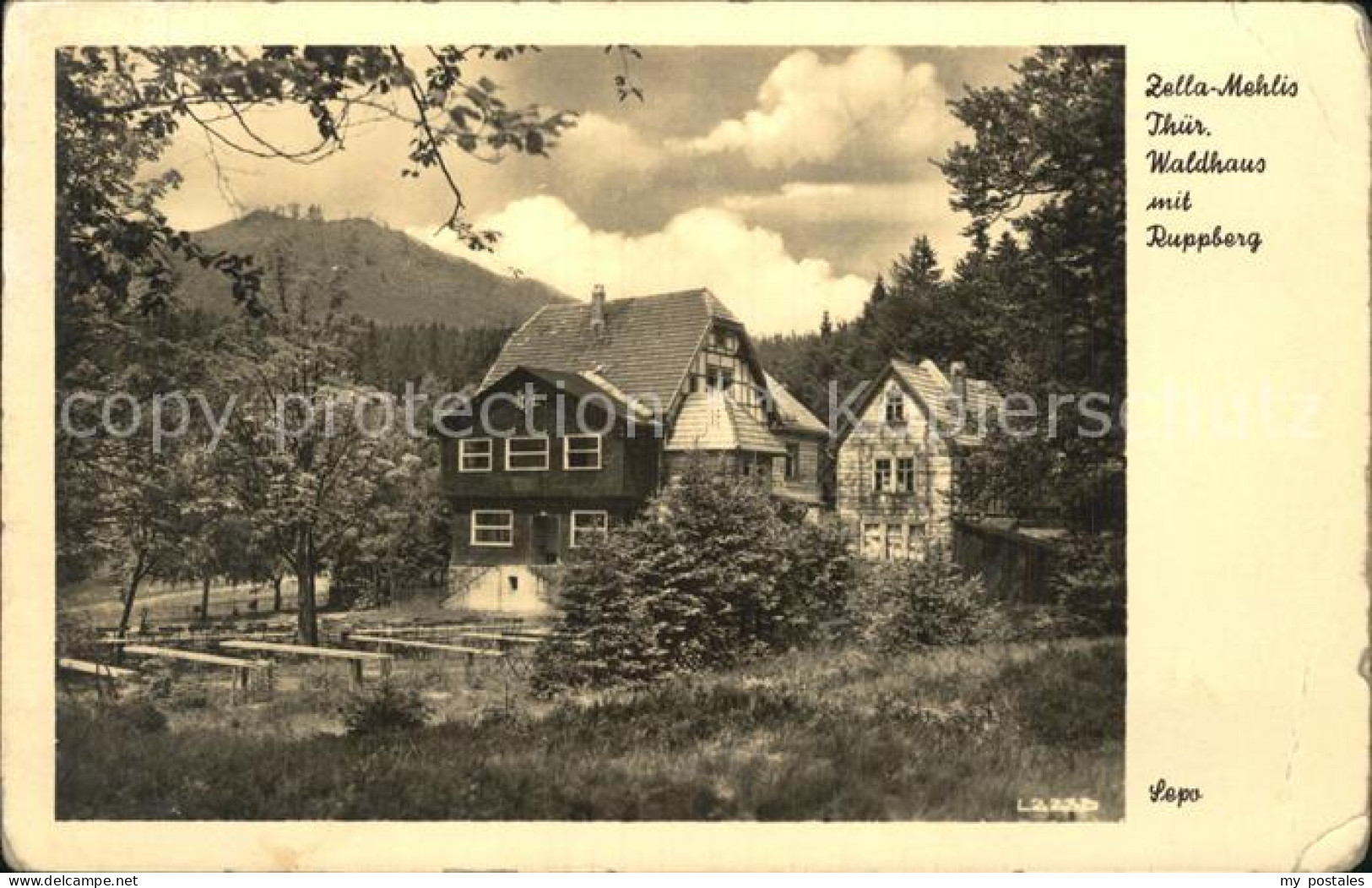 Zella-Mehlis Waldhaus Ruppertus mit Ruppberg