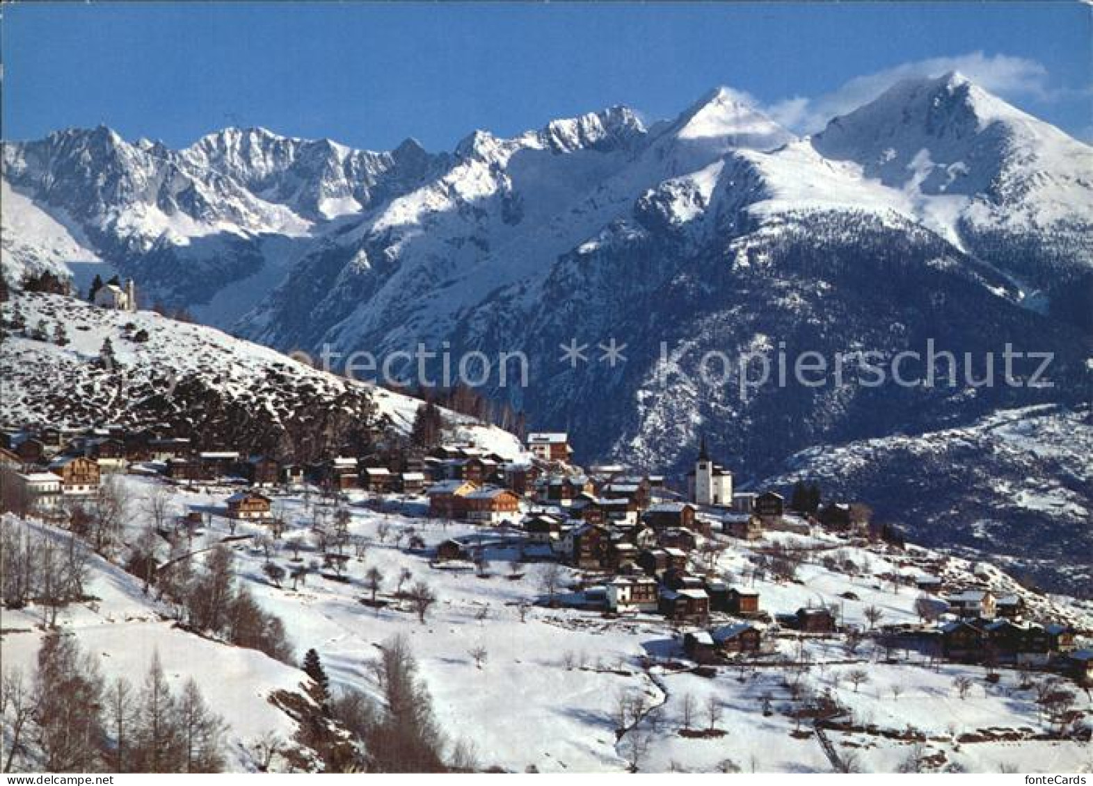 Zeneggen Breithorn Gerstenhorn