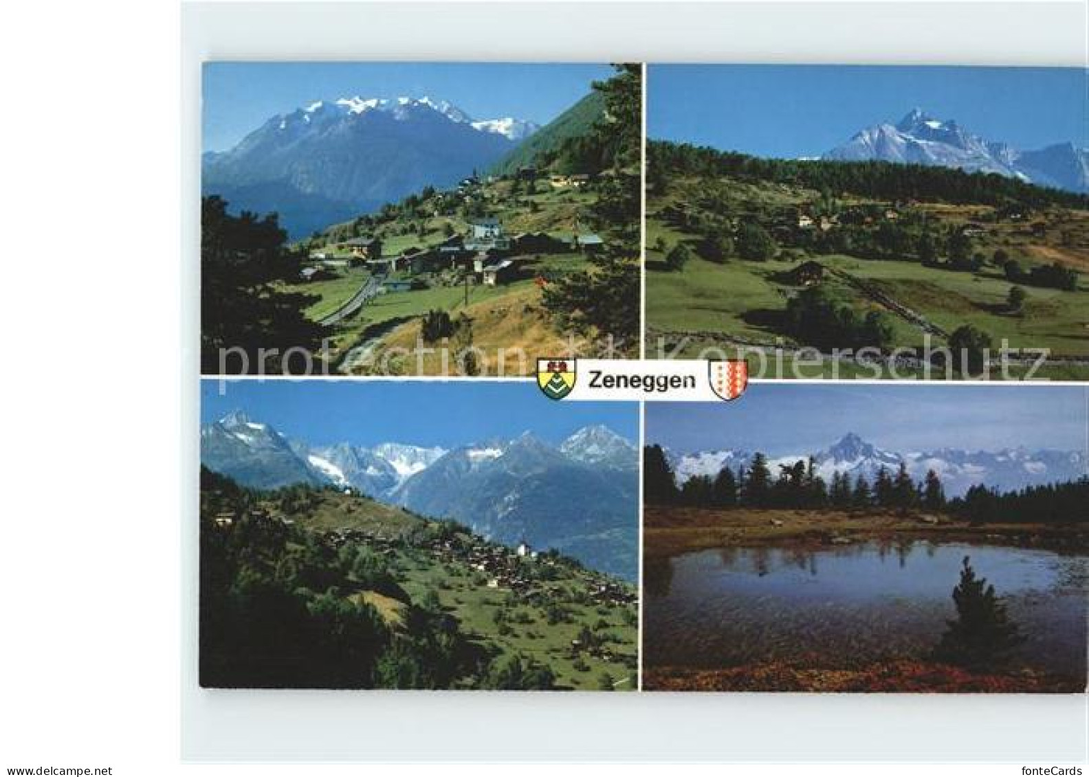 Zeneggen Mischabel Moosalp Bietschhorn