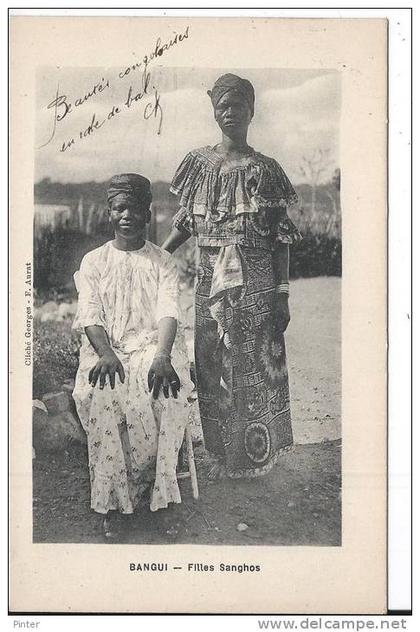 REPUBLIQUE CENTRAFRICAINE - BANGUI - Filles Sanghos