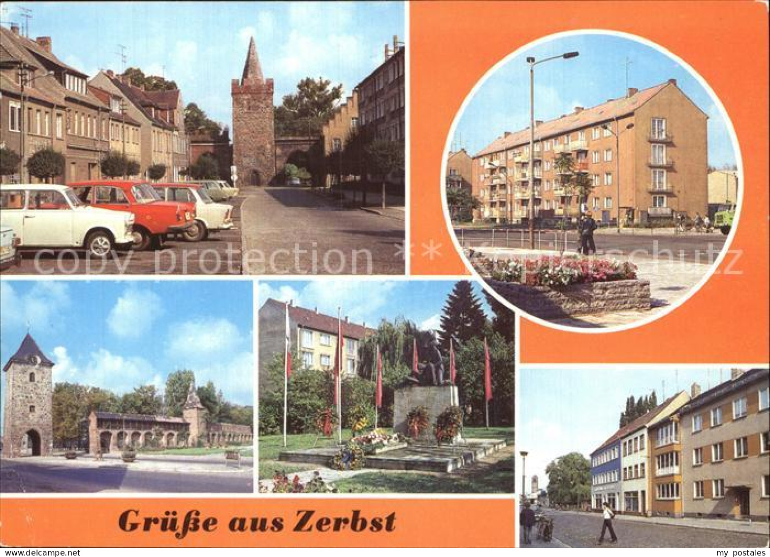Zerbst Heidetor Magdeburger Tor Denkmal Alte Bruecke