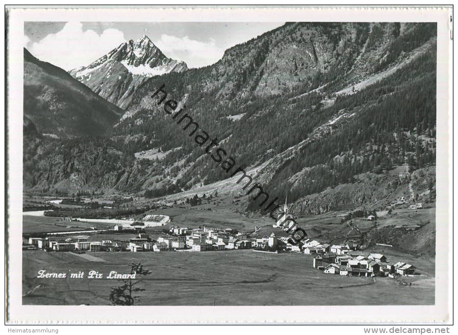 Zernez - Piz Linard - Ansichtskarte Großformat