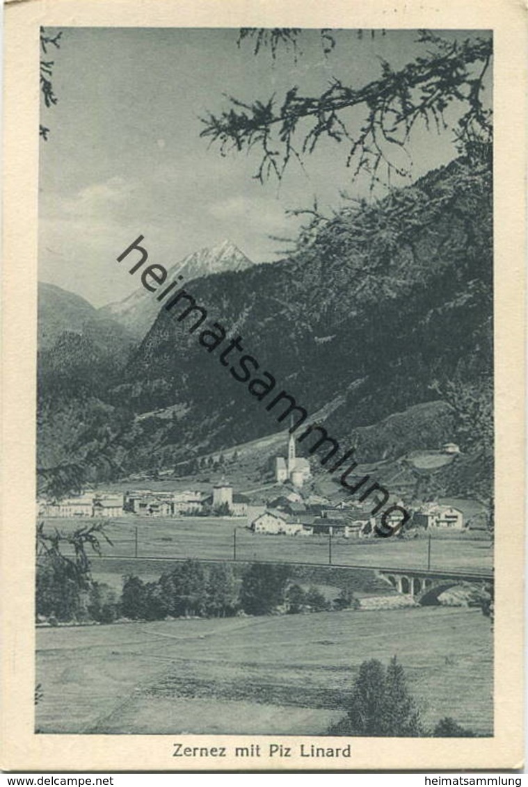 Zernez - Piz Linard - Verlag R. Grass Zernez gel. 1928