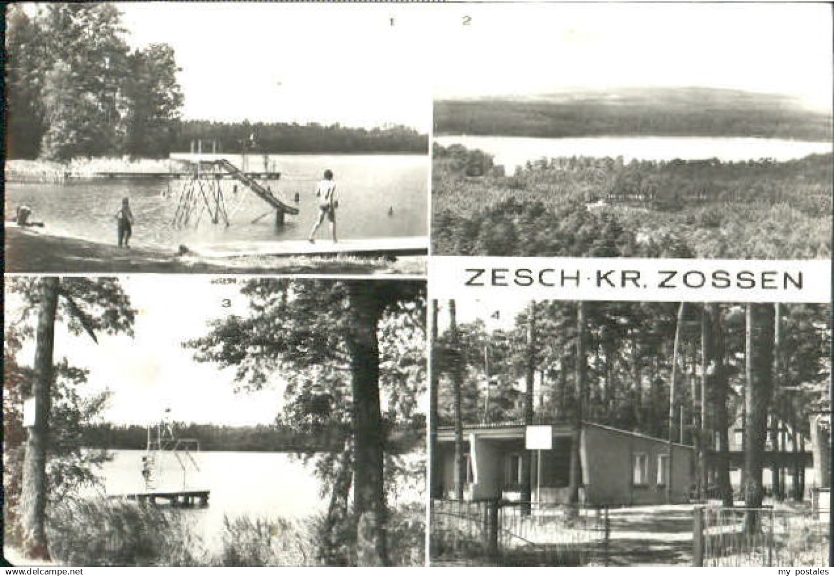 Zesch Strandbad See Ferienlager Zossen x 1965