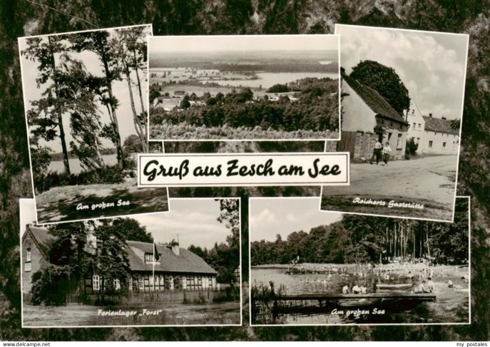 Zesch Zossen Am grossen See Panorama Reicherts Gaststaette Ferienlager Forst Str
