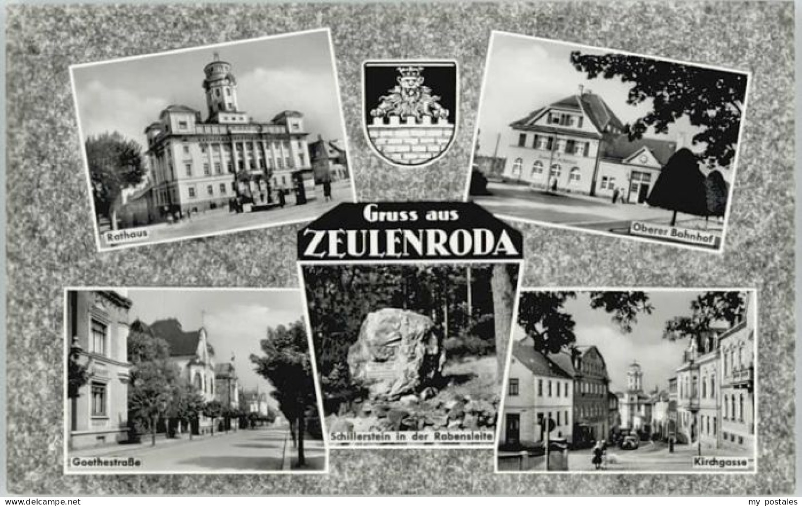 Zeulenroda Rathaus Bahnhof Kirchgasse