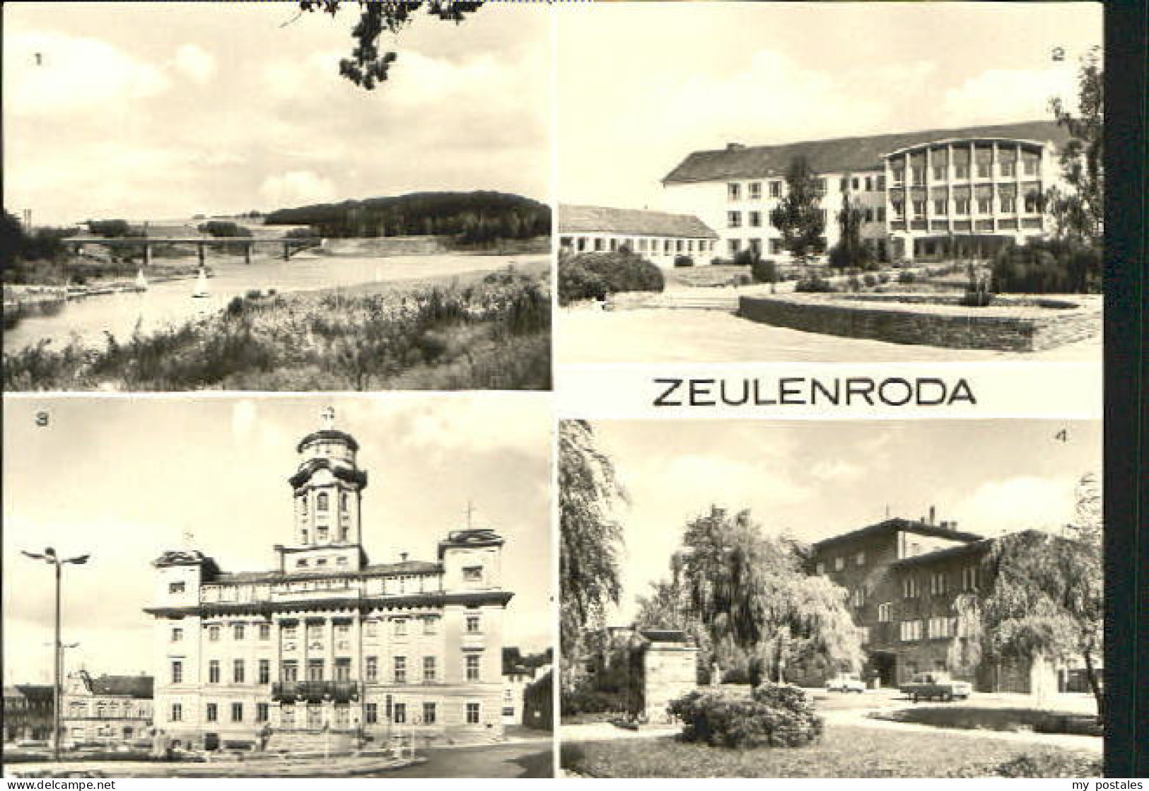 Zeulenroda See Schule Rathaus Post