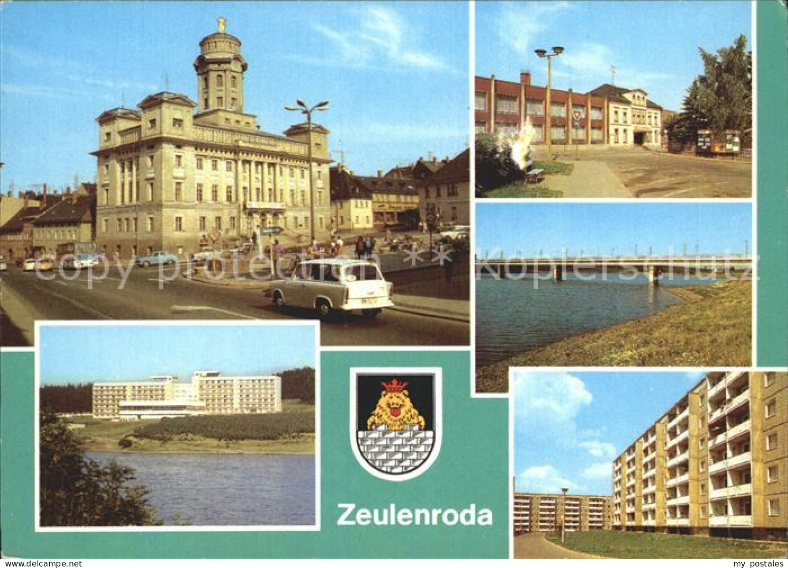 Zeulenroda-Triebes Rathaus Kreiskulturhaus Neubaugebiet Rothlein