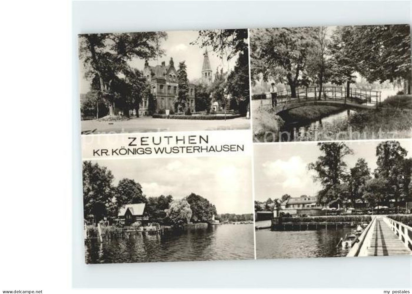 Zeuthen Rathaus Bruecke See