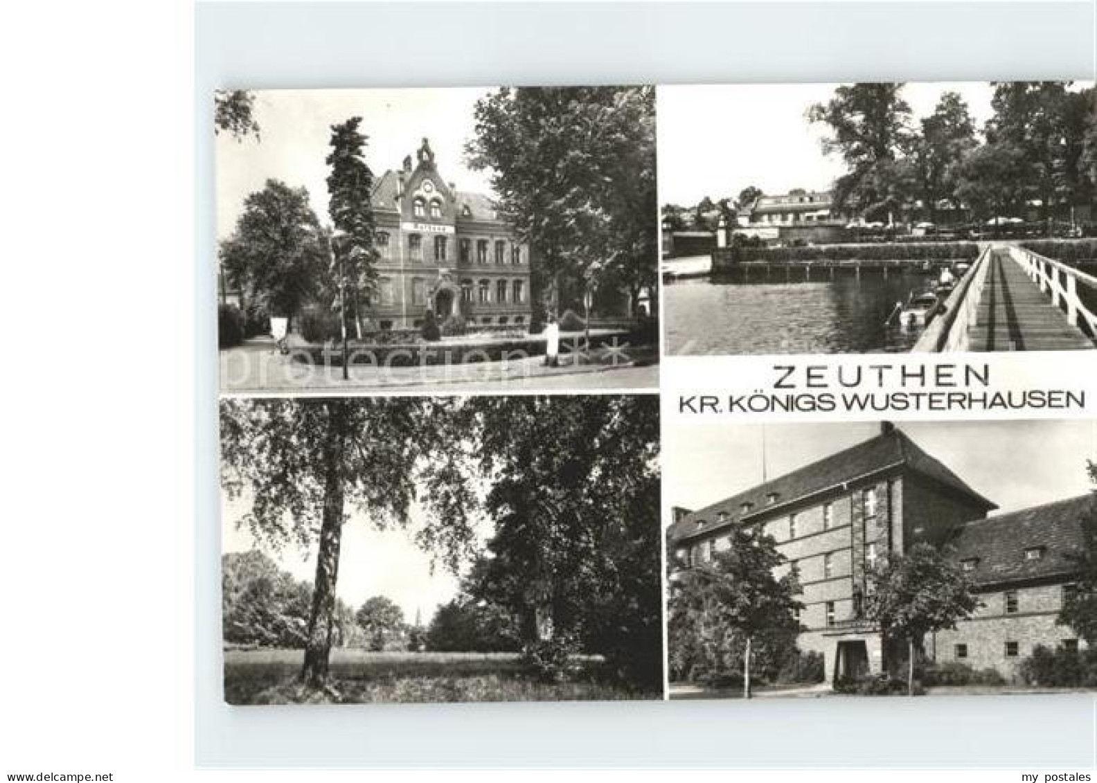 Zeuthen Seebruecke Rathaus Burg