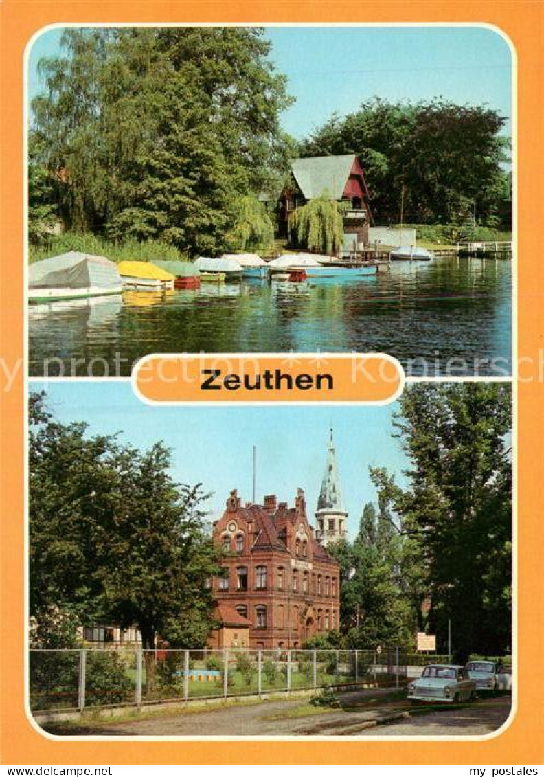 Zeuthen Zeuthener See Blick zum Rathaus